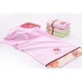 Floral Towels with Beautiful Applique